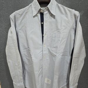 Thom Browne Striped Button Down Shirt
